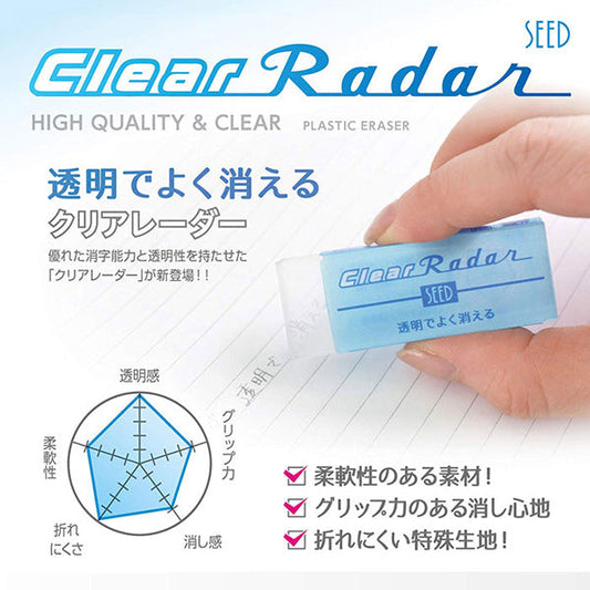 Seed Radar Clear Eraser - Small image 3
