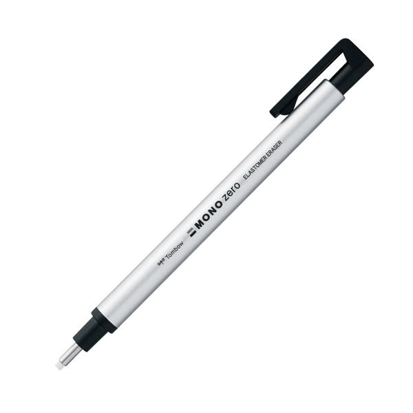 Tombow Mono Zero Eraser - 2.3 mm - Round - Silver Body -  - Erasers - Bunbougu