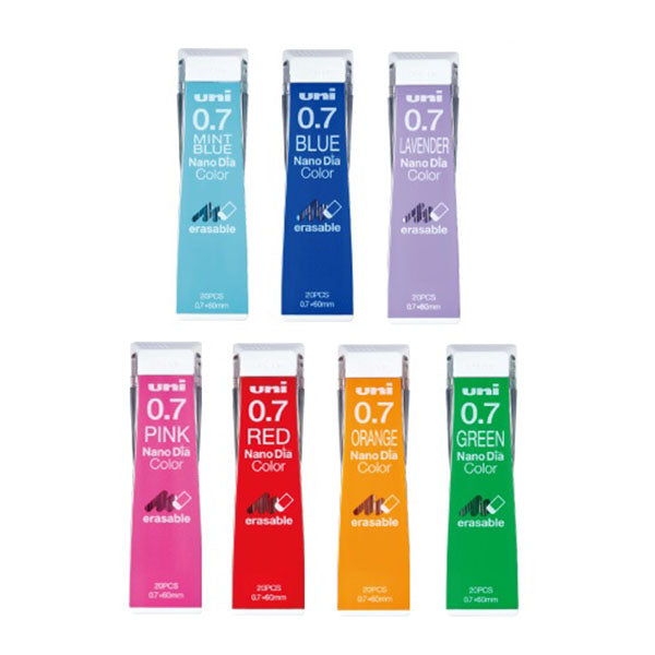 Uni Nano Dia Colour Lead - 0.7 mm -  - Pencil Leads - Bunbougu